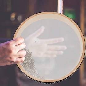 Resim El Yapımı Çift Taraflı Okyanus Davulu, Ahşap Deniz Kabuğu El Davulu, Yumuşak Dalga Vurmalı Çalgı, El Yapımı Parti Dekoru, Uyku ve Meditasyon İçin Ses Terapisi, Güç Gerektirmez, Tüy Yok, Pil Gerekmez 