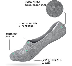 Resim Mem Socks 6'lı Unisex Çocuk Babet Çorap 
