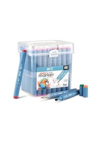 Resim Rich Art X Sketch Marker Duo Çift Uçlu Marker Kalem 48 Renk Set 18049 
