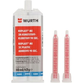 Resim 2c Plastik Yapıştırıcı Replast Me 90 S Plastik Yapıştırıcı Replast 2k-90s-50ml 