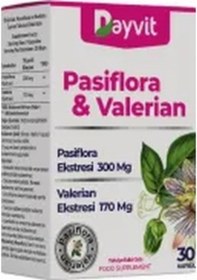 Resim Dayvit Passiflora Valerian Kediotu 30 Kapsül 