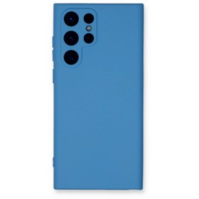 Resim artlab Art Galaxy S23 Ultra Kılıf Nano İçi Kadife Silikon - Mavi Lab 