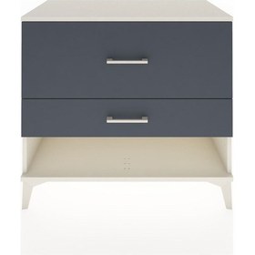 Resim Hyperion Şifonyer 2 Çekmeceli 88x44x80 Aytaşı-antrasit Aytaşı 