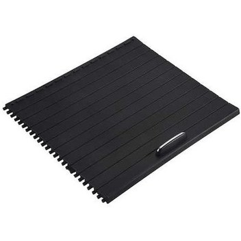 Ulzyvf Sürgülü Stor Perde Panjur Ön Kapağı Bardak Tutucu Siyah