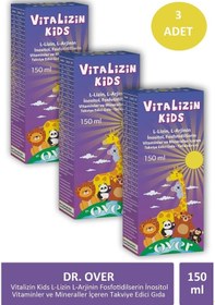 Resim Dr. Over Vitalizin Kids Takviye Edici Gıda 3 x 150 ML 