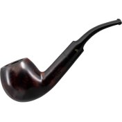 Resim Şahin Üç Yıldız 560 9mm. Filtreli Ebonit Saplı Pipo 