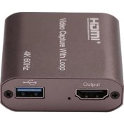 Resim Gplus 4KVC500 4K 60 hz Full HD 60 fps USB 3.0 HDMI Çift Çıkışlı Video Capture Görüntü Yakalama Kartı 