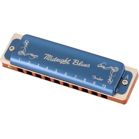 Resim Fender Midnight Blues Harmonica Mızıka - A (La) 