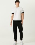 Resim Siyah Cropped Jogger Eşofman Altı 