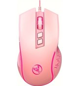 Resim Challenger Pembe X100 Pc Dizustu Ve Masaustu Bilgisayarlar İcin Renkli İsikli 7 Dugmeli Kablolu Oyun Fare Hxsj X100 X100 