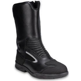 Resim Forelli Kartal Su İtici Unisex Deri Günlük Motor Bot Siyah 