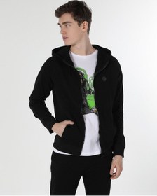 Resim Colin's Slim Fit Kapüşonlu Siyah Erkek Ceket CL1056951_Q1.V2_BLK 