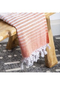 Resim Pamuklu Peştemal Alagra Turuncu 2'li Set Turuncu 