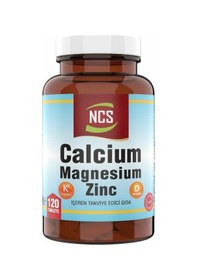 Resim Ncs Kalsiyum Magnezyum Çinko Vitamin D K 120 Tablet 3 Kutu 