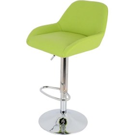 Resim Bürocci Texas Bar Taburesi - Yeşil Deri - 9506S0110 Çok Renkli 