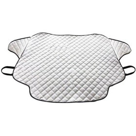 Resim Araba Ön Cam Örtüsü Ön Cam Manyetik Kar Örtüsü Ön Cam Örtüsü Yağmur Kar Don Güneş Koruma Örtüsü Koruyucu Mıknatıs Tasarımlı 147 116cm 