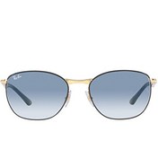 Resim Ray-Ban RB3702 Dikdörtgen Siyah Unisex Güneş Gözlüğü 