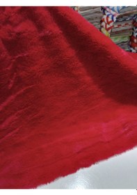 Resim Toskana Peluş Kumaş Kırmızı 