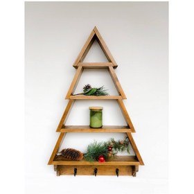 Resim Ağaç Atölyesi - Çam Ağacı Motifli Askılık 