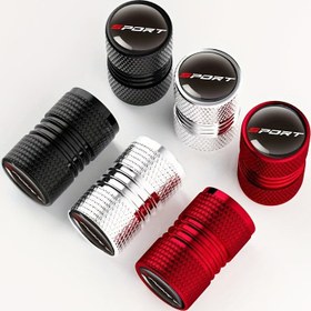 Resim 4 adet Spor Desenli Alüminyum Araba Lastik Vana Kapakları - Krom Kaplama, Dayanıklı ve Şık, Araba, Motosiklet, Kamyon ve Bisikletler için İdeal, Motosiklet Aksesuarları | Spor Vana Kapağı | Dayanıklı Vana Kapağı, Lastik Kapağı 