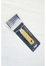 Resim Nishev Küçük Ahşap Saplı Patates Doğrayıcı Dilim Dilim Mutfak Aleti Nishev-x000059 