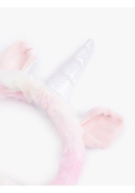 Resim Koton Unicorn Detaylı Peluş Kulaklık Multıcolor 6wkg50016aa Mavi 