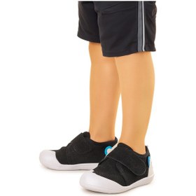 Resim Kiko Kids Catly Cırtlı Erkek Bebek İlk Adım Panduf Ayakkabı Siyah 