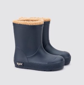Resim Igor İgor Kürklü Çocuk Yağmur Botu Yogi Borreguito W10306 003-marino 