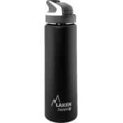 Resim Laken Laken Çelik Termo Şişe Summit 0,75 L. Black Matara 