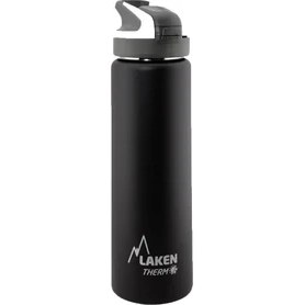 Resim Laken Laken Çelik Termo Şişe Summit 0,75 L. Black Matara 