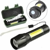 Resim LED Lamba El Feneri Küçük Taşınabilir USB Şarjlı Acil Durum Lambası 