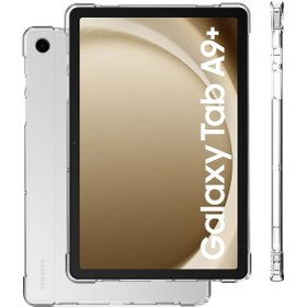 Resim m.tk moveteck Samsung Galaxy Tab A9 Plus 11 Inç Tablet Kılıfı Silikon Nano Ekran Koruyucu Dokunmatik Kalem Seti 