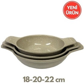 Resim Thermoad 2'li Vizon Set (36 CM Gözleme Tavası - 3'lü 18-20-22 CM Güveç Sahan Set Kapaksız) 