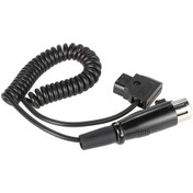 Resim Yaleker Esnek 1 Metre D-tap B Tipi Erkekten 4 Pin Xlr Dişi Güç Kablosu, Yaylı Tasarım 