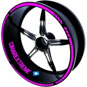 Resim Çınar Extreme 4 Parçalı Kesikli Jant Şeridi Sticker Reflektif, Floresan, Özel Renkler Çınar Extreme 