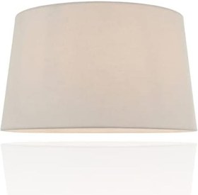 Resim Konik Abajur Lambader Başlığı 35cmx40cm Yükseklik 23cm Bej 