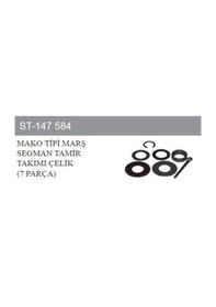 Resim Marş Segman Kollektör Tamir Tk Mako Tip Çelik 6 Parça 