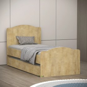Resim Garaj Home Yaren Yavrulu Karyola - Meşe 
