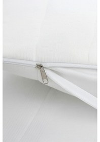 Resim Yastık Alezi Seti Pamuklu 10 Lu Kapitone Yastık Koruyucu Beyaz Beyaz 