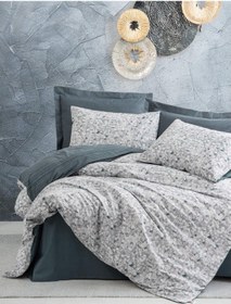 Resim Cotton Box Rnf Minimal Tek Kişilik Nevresim Takımı-molly Antrasit Antrasit 