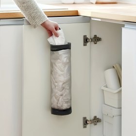 Resim Duvar Monteli İpli Plastik Torba Düzenleyici, Seçenek 3 Renkli, PET Ağ Dispenser ile Alışveriş Çantaları Saklama için, Yeniden Kullanılabilir Alışveriş Çantası Tutucu, Çok Fonksiyonlu Mutfak Depolama Aracı 