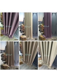 Resim Brillant Blackout Karartma Işık Geçirmez Fon Perde 19 Renk Seçene 