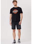 Resim Lee Cooper Elyo 5 Erkek Jean Şort Denım-16246 Siyah 