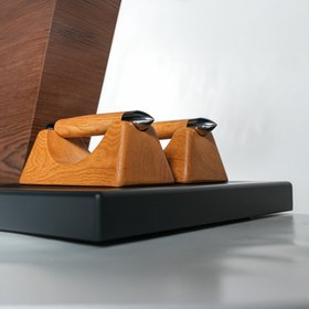 Resim Avoa Push-Up Bar Set - Akça Ağaç / Chrome 