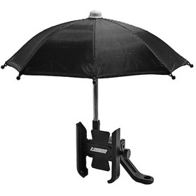 Resim Siyah Ayna Bağlantılı Şemsiyeli Ayarlı Telefon Tutucu Aliminyum 