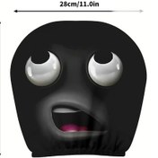 Resim Elmpaly Siyah 2'li Karanlık Tema Mizah Yastık Kılıfı Gm Otomobil Aksesuarı 