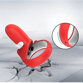 Resim Tongxida Oculus Quest 2 Yeşil İçin Vr Gözlük Lensi Kabuk Kolu Koruyucu Kılıf 