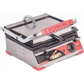 Resim Kaplanlı 8 Dilim Ev ve Sanayi Tipi Elektrikli Döküm Tost Makinesi 30X23 cm 