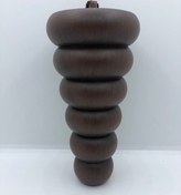 Resim PLASTİK 18 CM CEVİZ M8 VİDALI,BERJER MOBİLYA AYAĞI (4 ADET) 