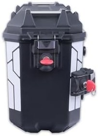 Resim GP Kompozit Evrensel Plastik Motosiklet Yan Kılıf Seti 26 Litre Kapasite x 2, Siyah 